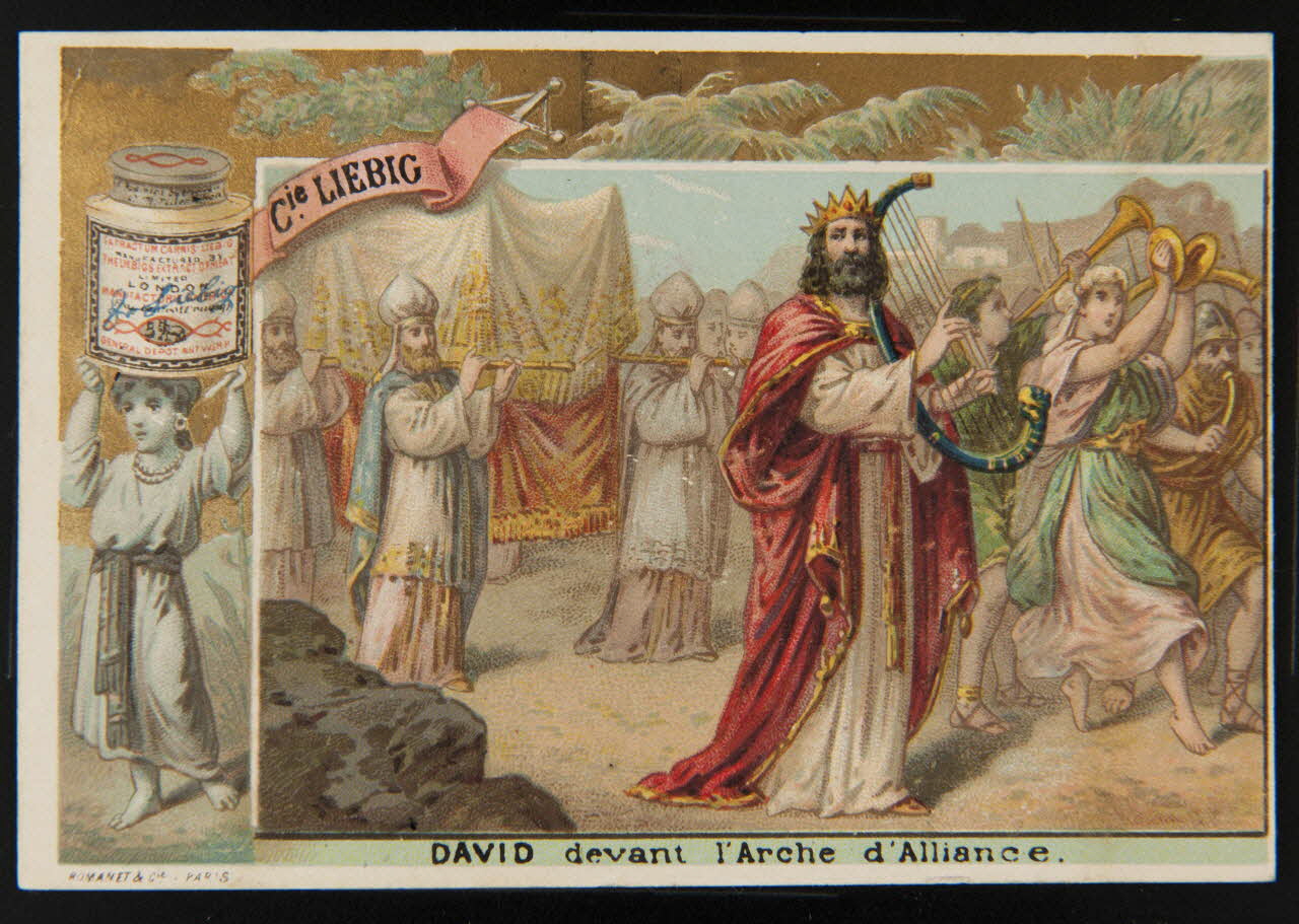 Romanet carte réclame chromo Paris 1883-1887 1960.22.372.371 Photo