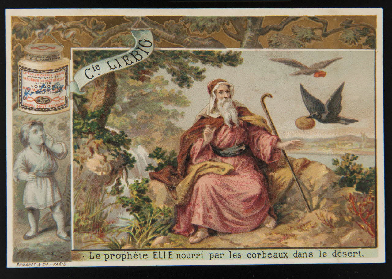 Romanet carte réclame chromo Paris 1883-1887 1960.22.372.372 Photo