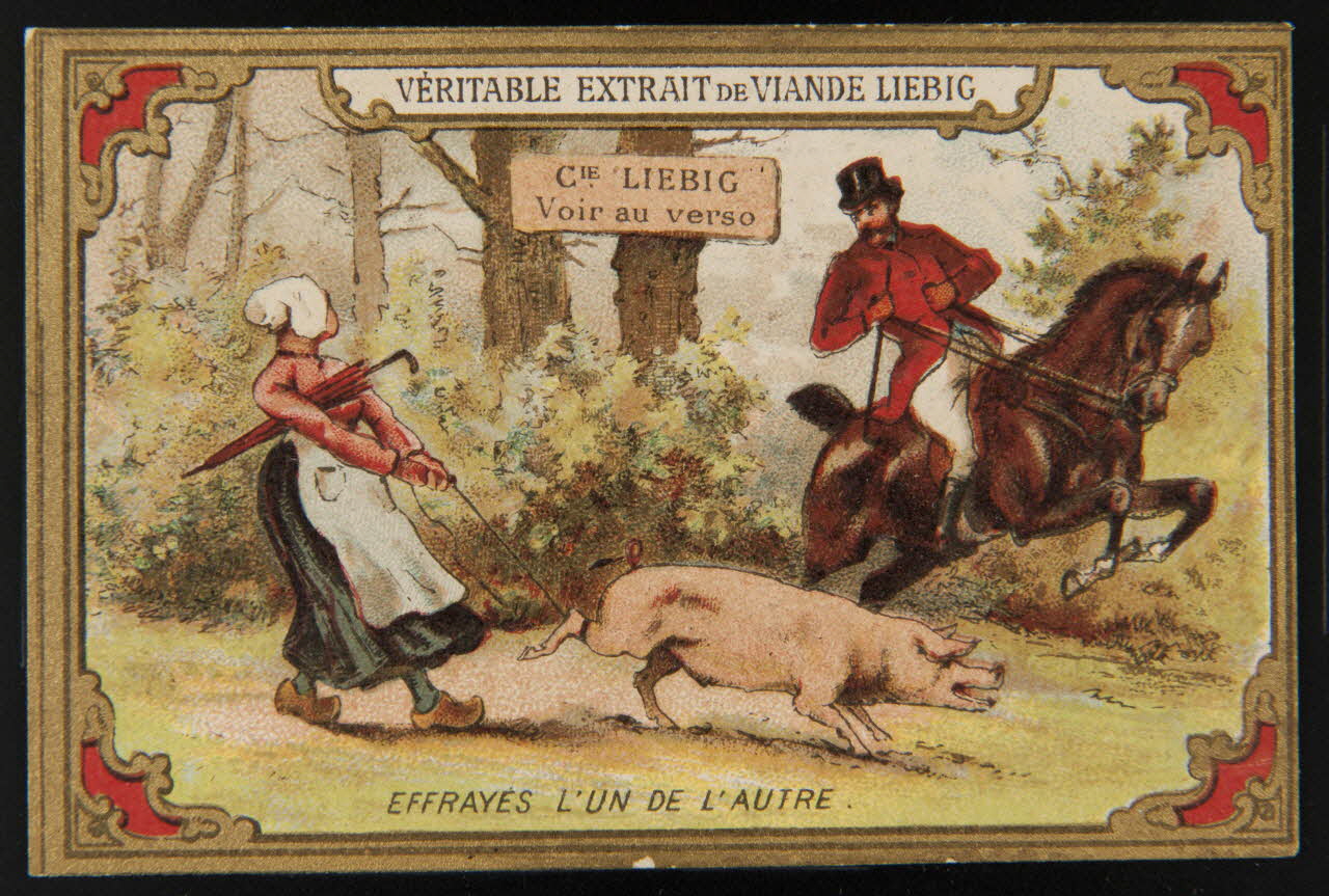 Justus Von Liebig carte réclame chromo Londres 1886 1960.22.372.518 Photo