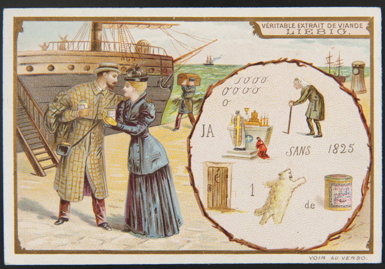 carte réclame chromo Paris 1893 1960.22.372.555 Photo