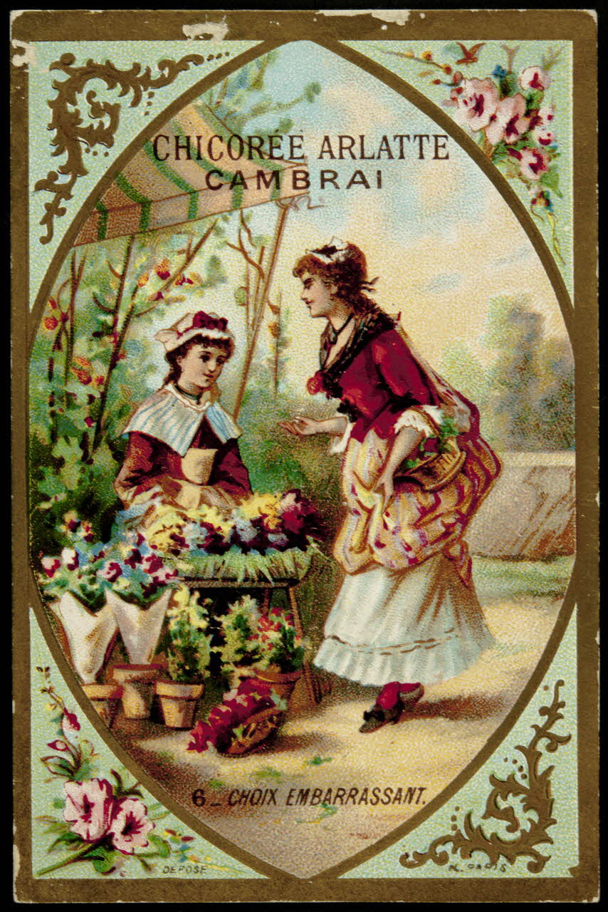 carte réclame chromo 1960.22.372.590 Photo