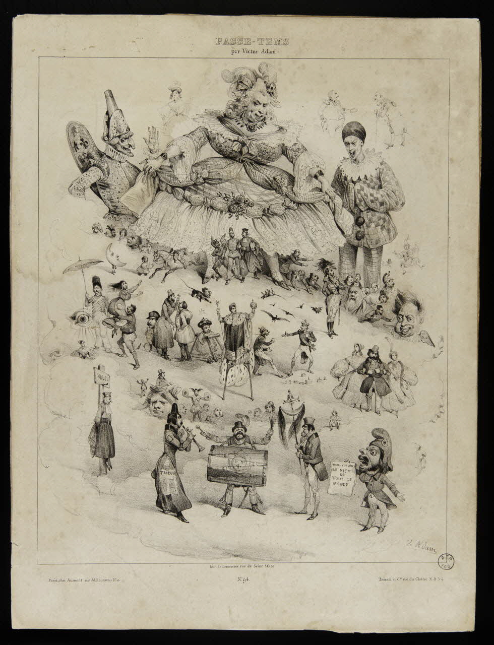 estampe PASSE-TEMS  par Victor Adam. 1960.30.1 Photo