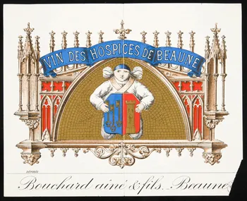 étiquette publicitaire VIN DES HOSPICES DE BEAUNE 1960.66.171 Photo