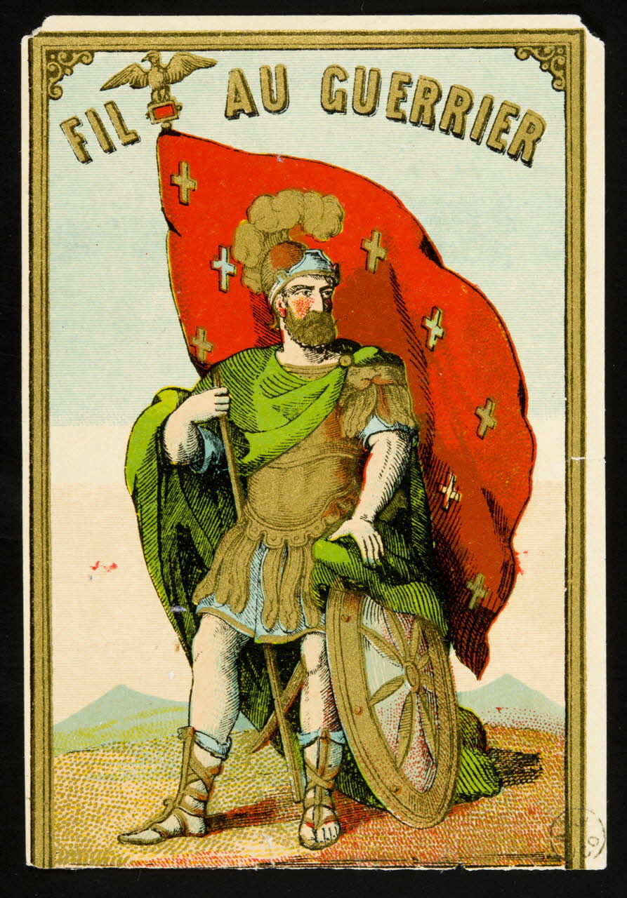 étiquette publicitaire FIL AU GUERRIER 1960.66.174 Photo