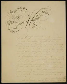 estampe Lettre manuscrite 1960.66.259 Photo