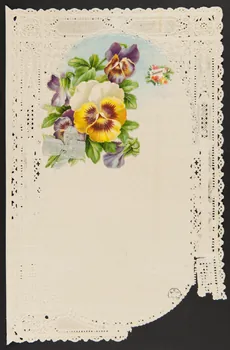 estampe Papier à lettre orné de pensées 1960.66.284 Photo