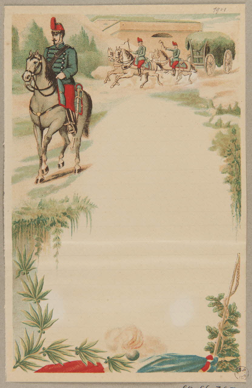 estampe Cavalerie 1960.66.393 Photo