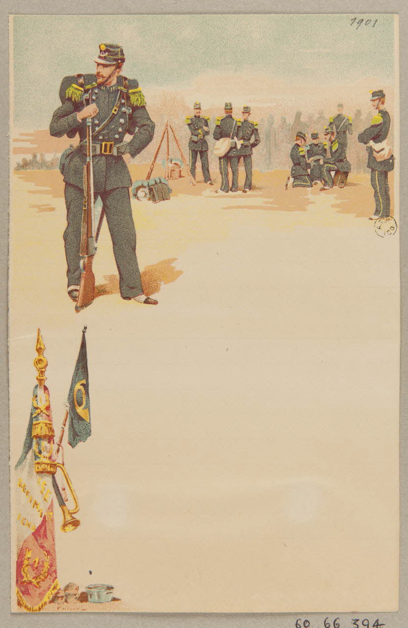 estampe Camp militaire 1960.66.394 Photo