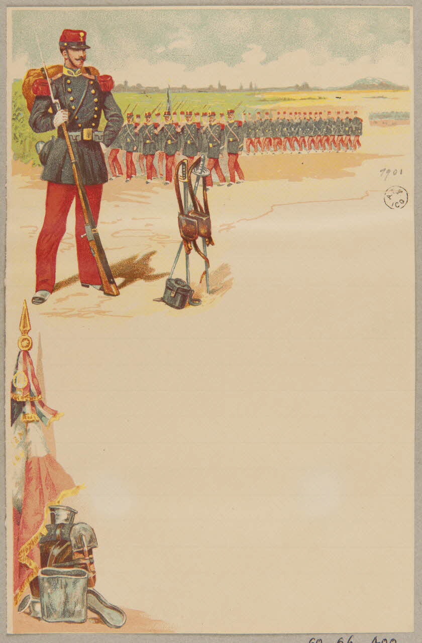 estampe Marche militaire 1960.66.400 Photo