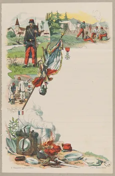 estampe Scènes militaires 1960.66.412  Photo