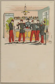 estampe A LA CANTINE 1960.66.468  Photo