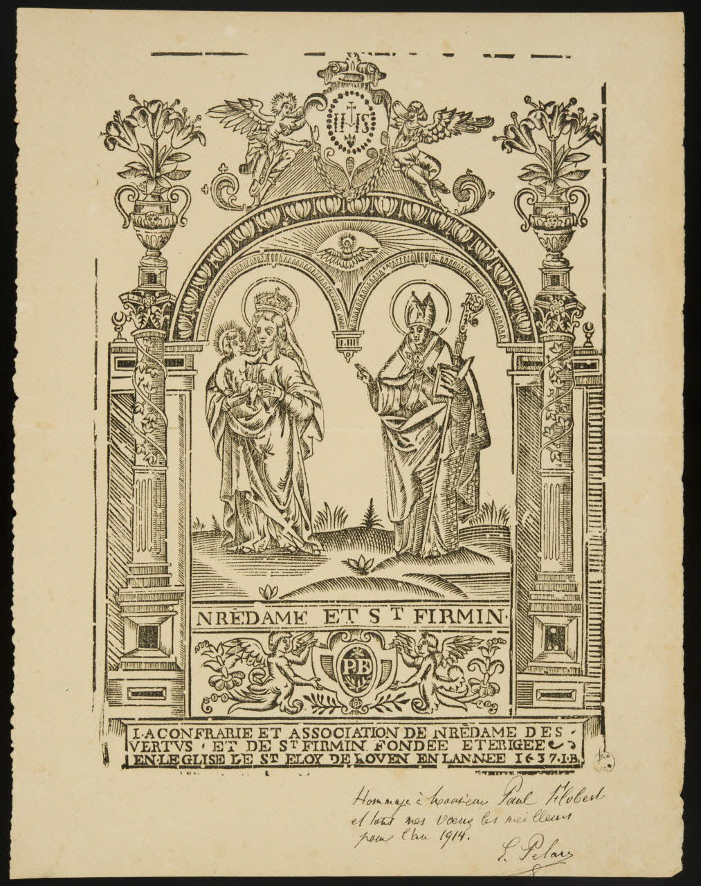 estampe NREDAME ET ST FIRMIN 1960.66.519 Photo