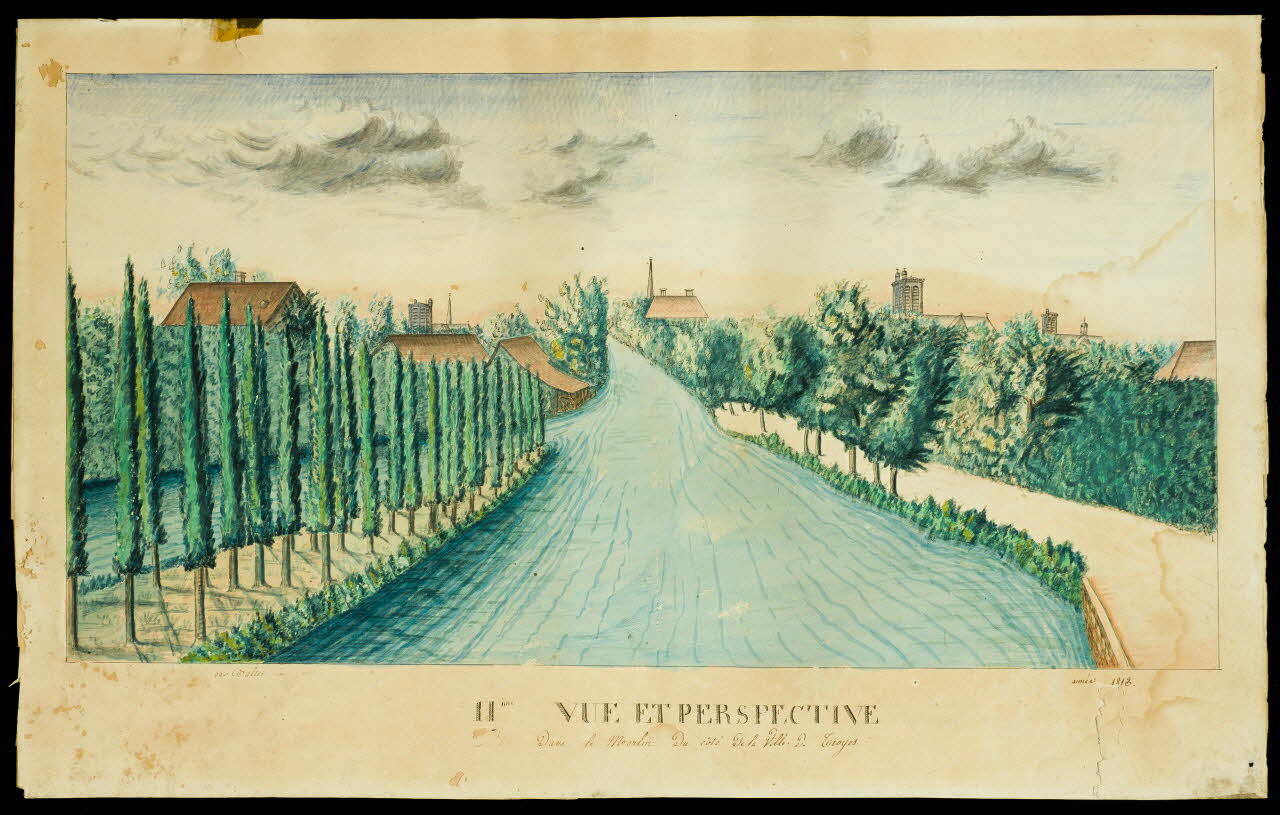 dessin IIème VUE ET PERSPECTIVE 1961.14.2 Photo