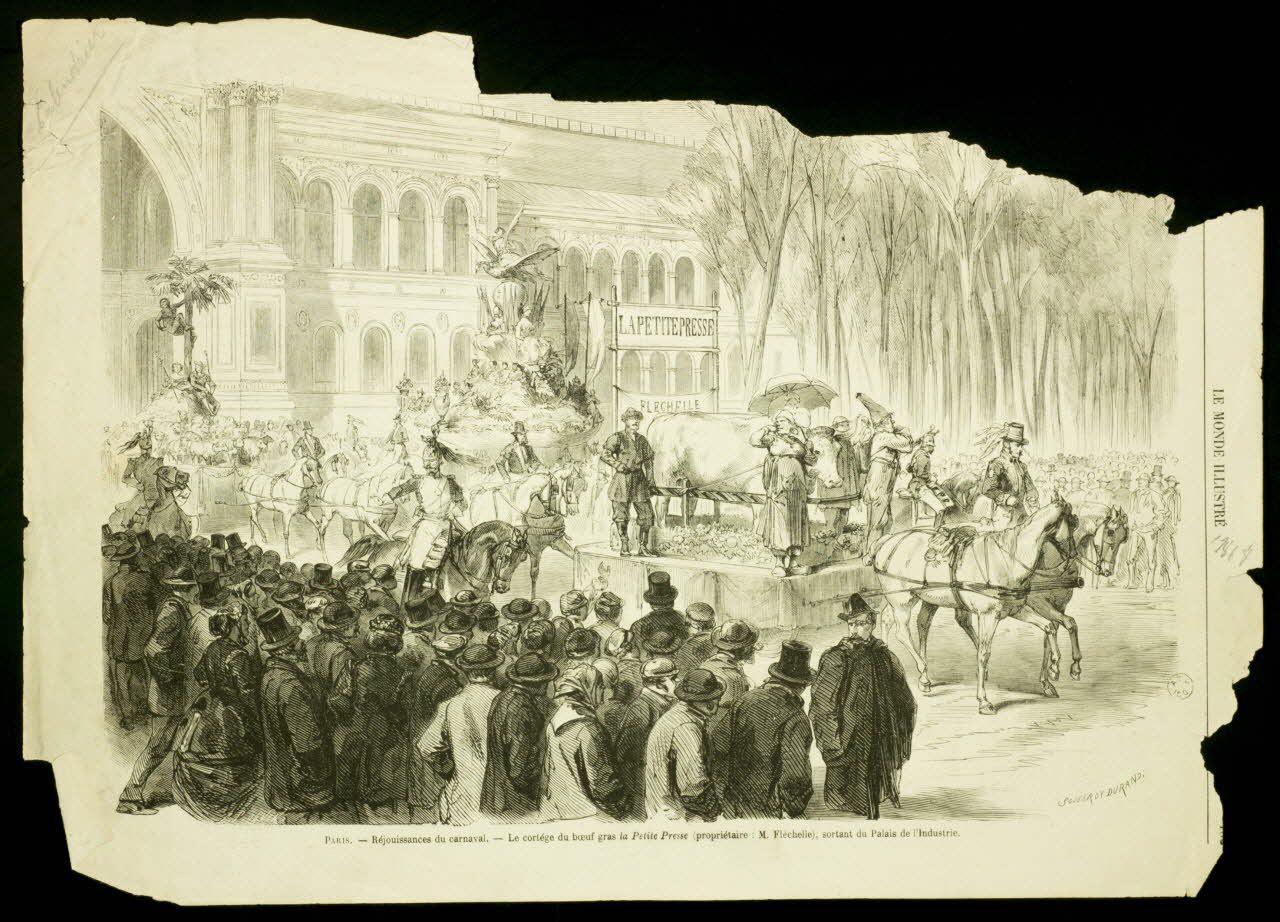 estampe PARIS. - Réjouissances du carnaval. 1961.15.21 Photo