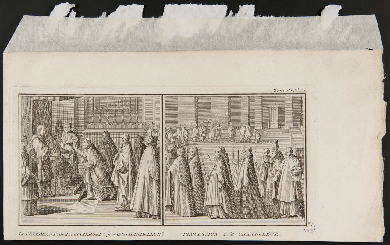 estampe PROCESSION de la CHANDELEUR. 1961.15.7 Photo