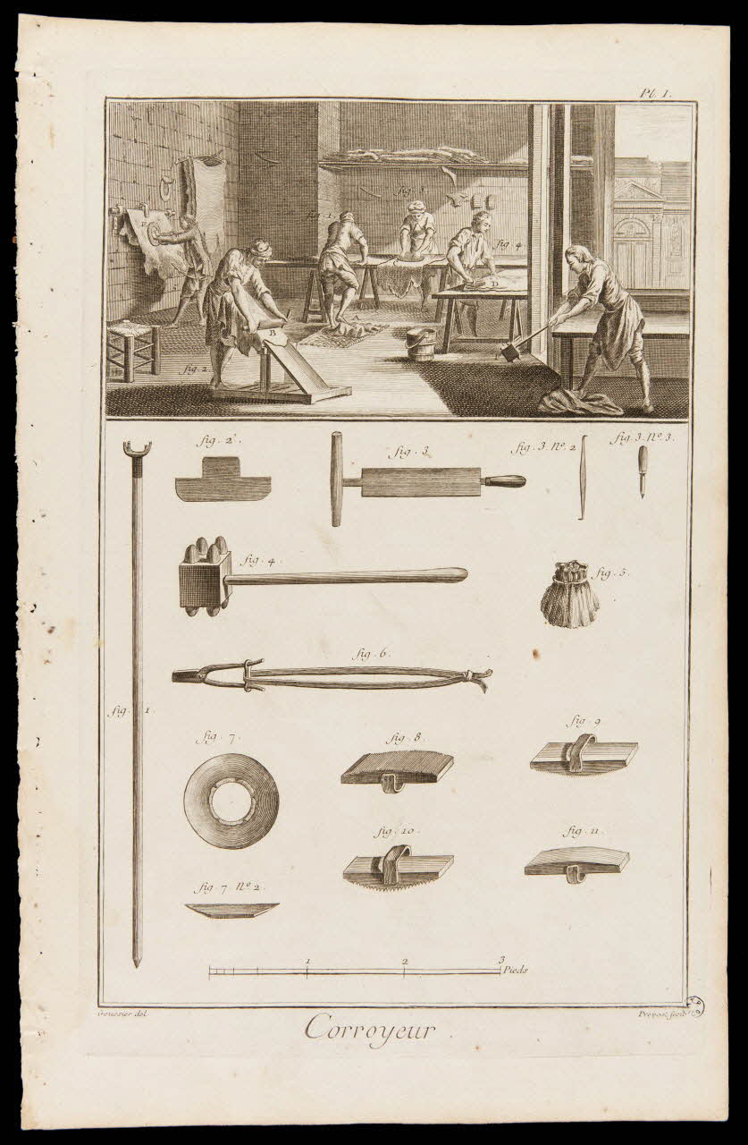 estampe Corroyeur. 1961.153.3 Photo