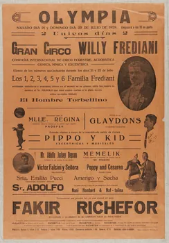 estampe GRAN CIRCO WILLY FREDIANI 1961.157.7 Photo