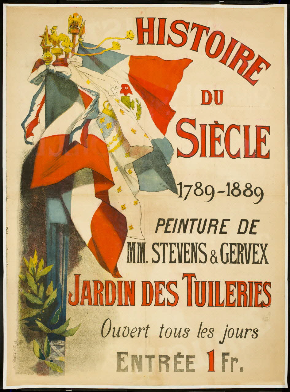 Floucaud affiche HISTOIRE  DU  SIÈCLE  1789-1889 Paris 1889 1961.18.35 Photo