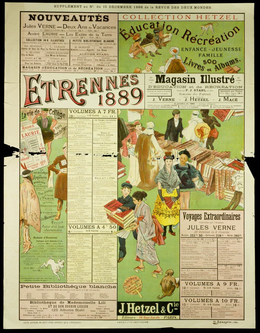 affiche ETRENNES  1889 1961.18.46 Photo