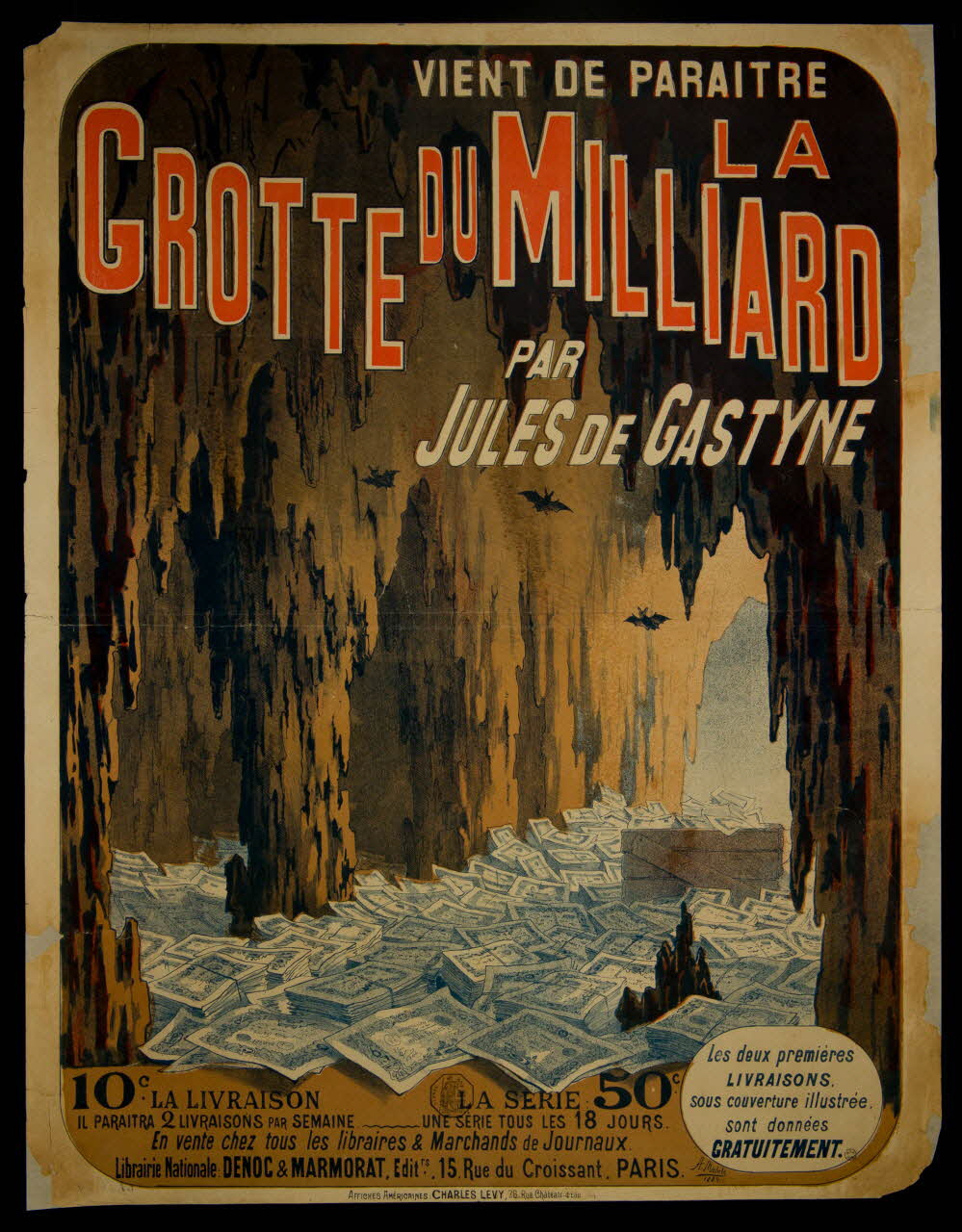 affiche LA  GROTTE DU MILLIARD 1961.18.64 Photo