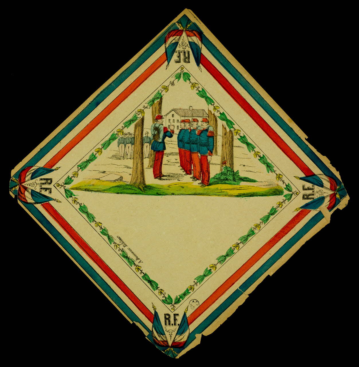 estampe Soldats au garde-à-vous 1961.20.128 Photo