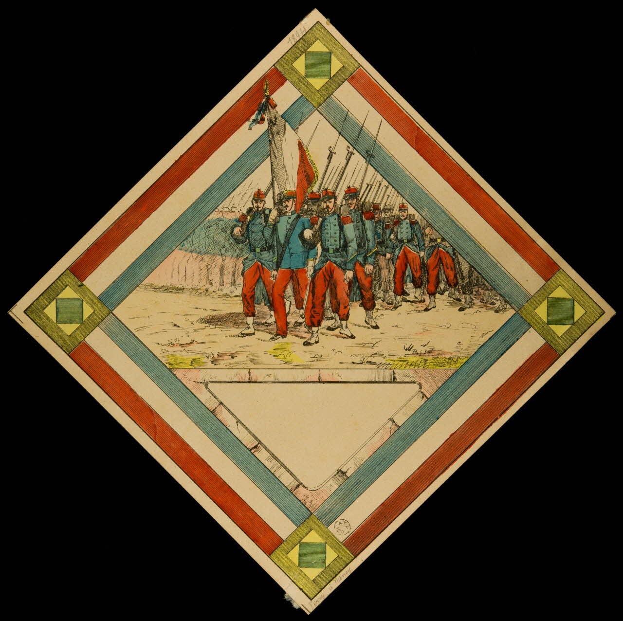 estampe Régiment de soldats 1961.20.130 Photo