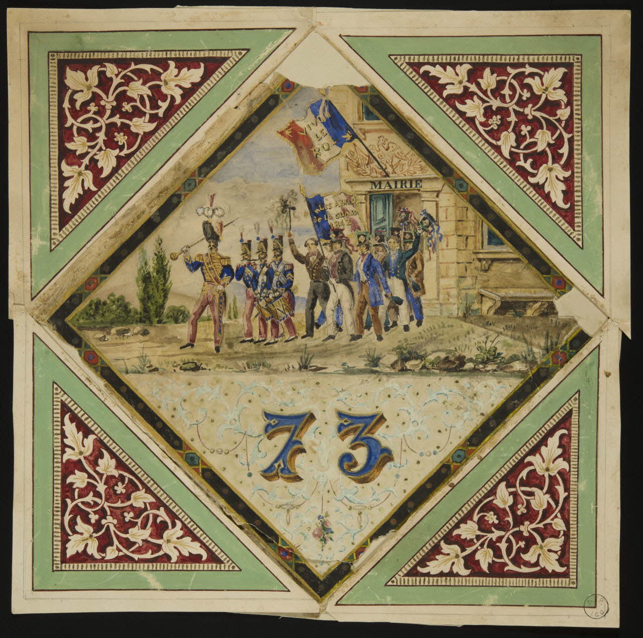 dessin Numéro de conscrit 1961.20.14 Photo