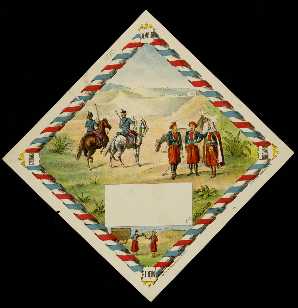 estampe Insigne de conscrit 1961.20.146 Photo