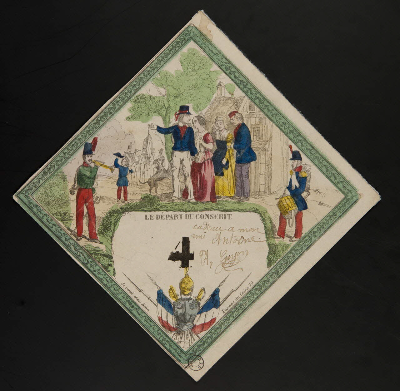 estampe LE DEPART DU CONSCRIT 1961.20.15 Photo