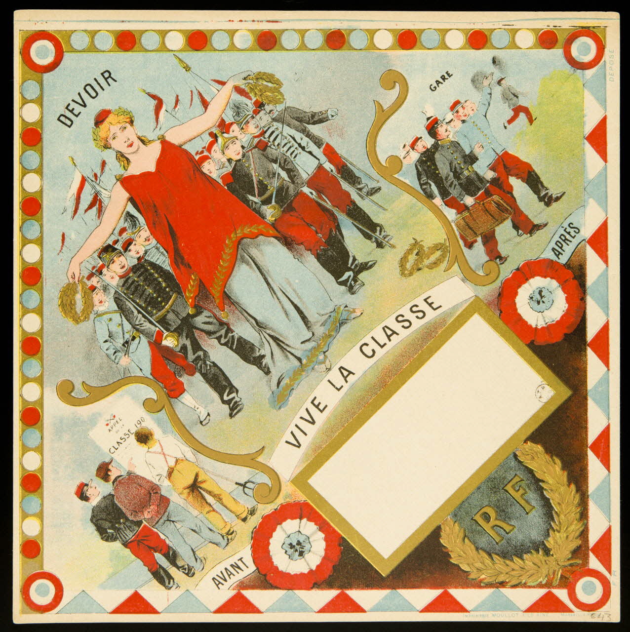 estampe VIVE LA CLASSE 1961.20.166 Photo