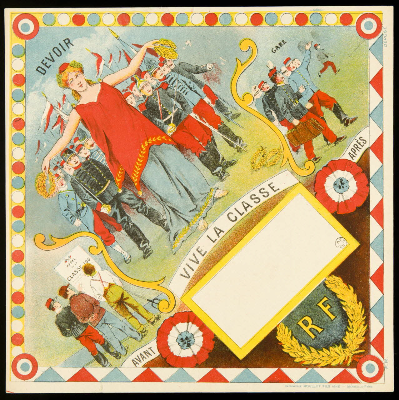 estampe VIVE LA CLASSE 1961.20.168 Photo