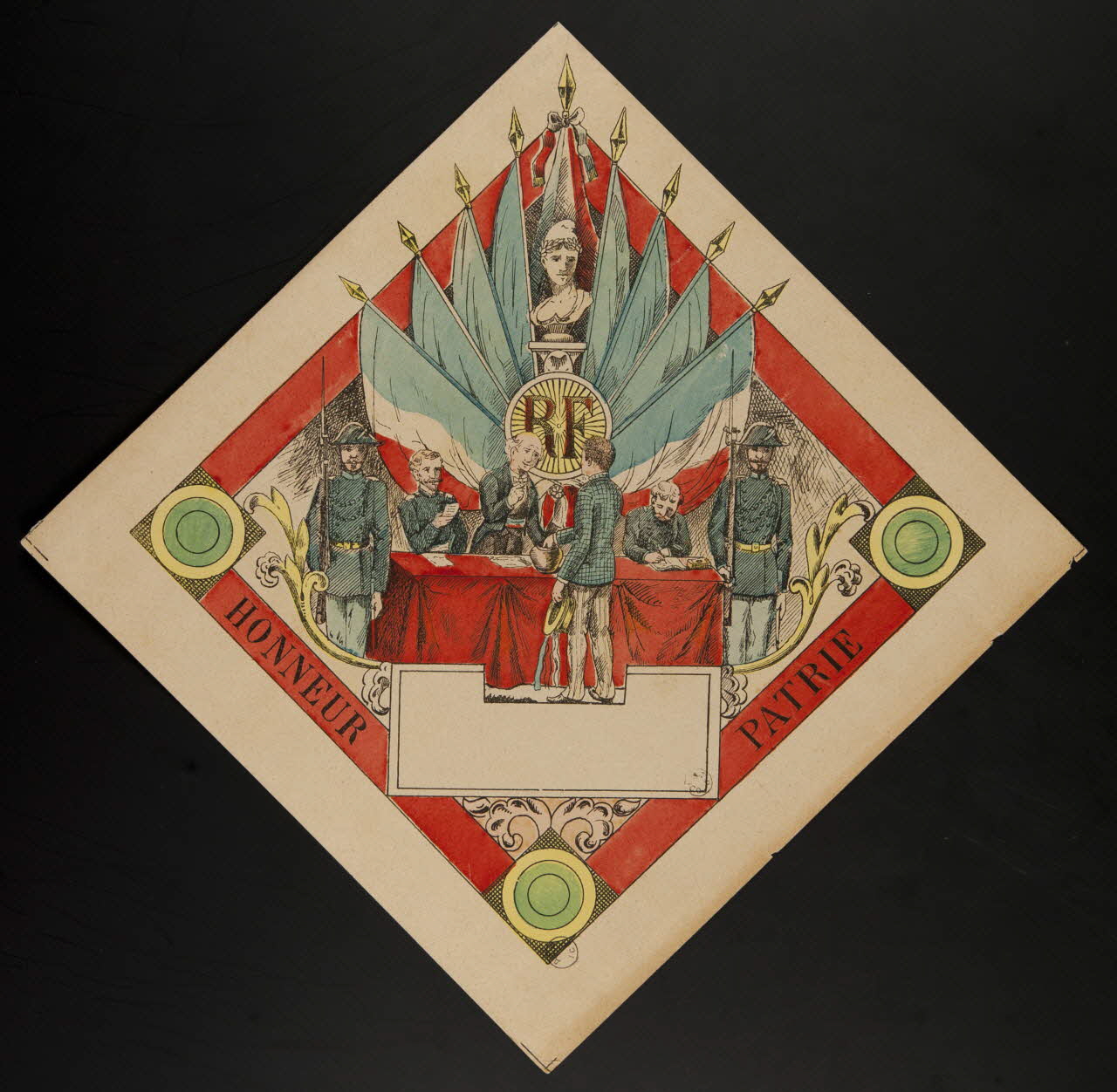 estampe HONNEUR  PATRIE 1961.20.177 Photo