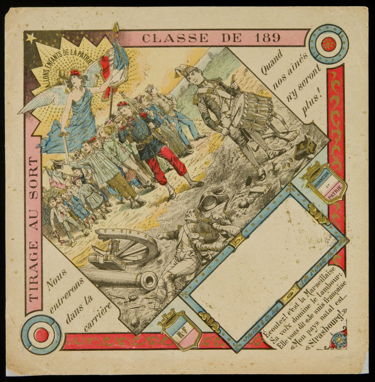 estampe Numéro de conscrit 1961.20.186 Photo