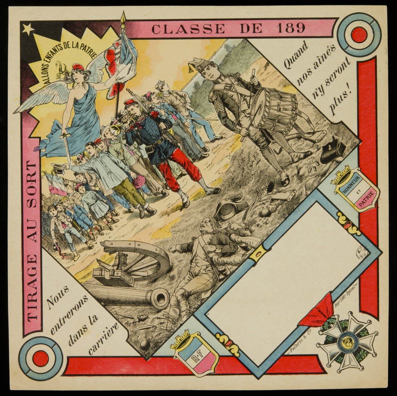 estampe Numéro de conscrit 1961.20.189 Photo