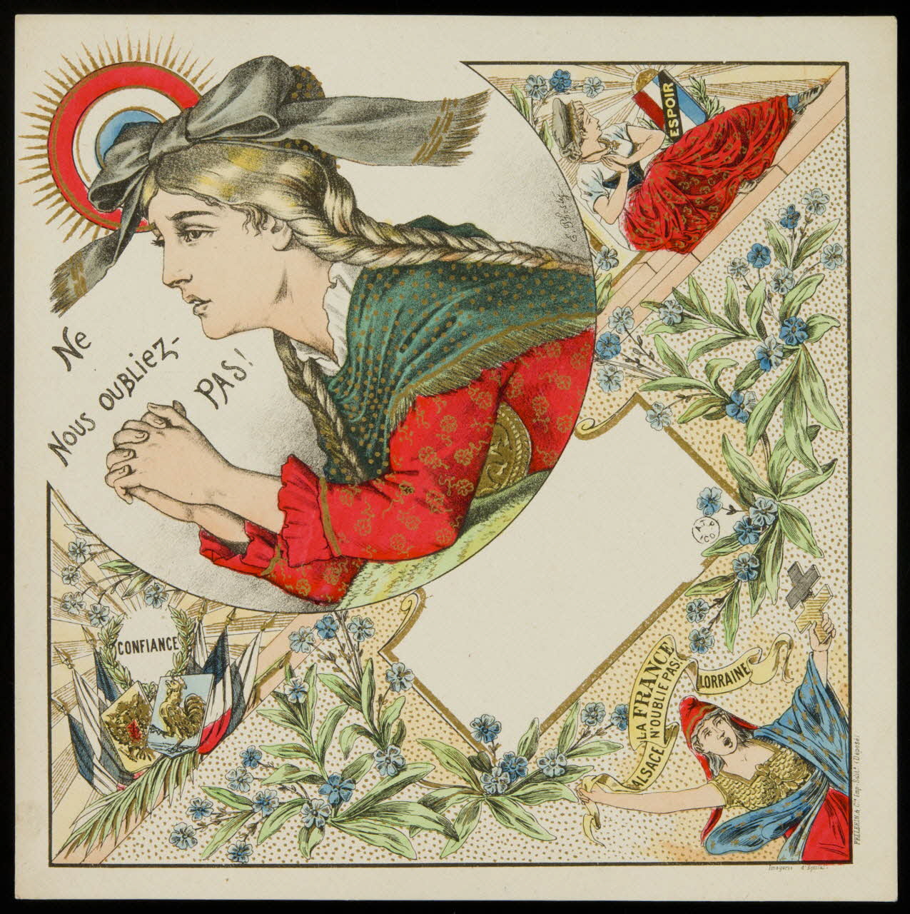 estampe NE  NOUS OUBLIEZ-  PAS ! 1961.20.196 Photo