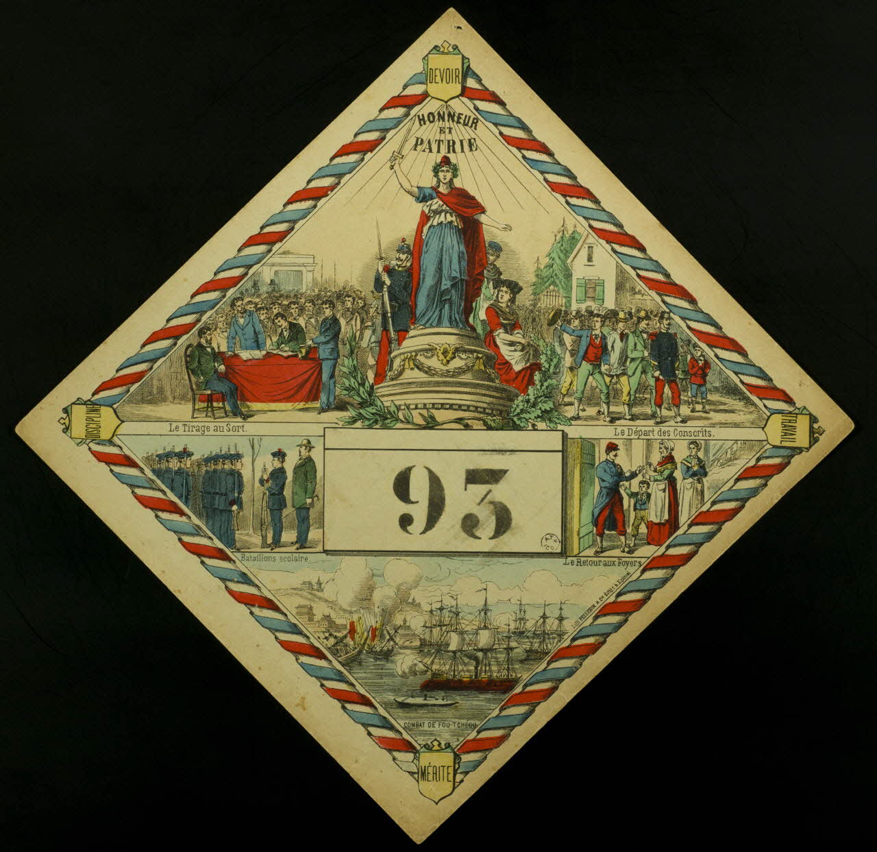 estampe Numéro de conscrit 1961.20.214 Photo