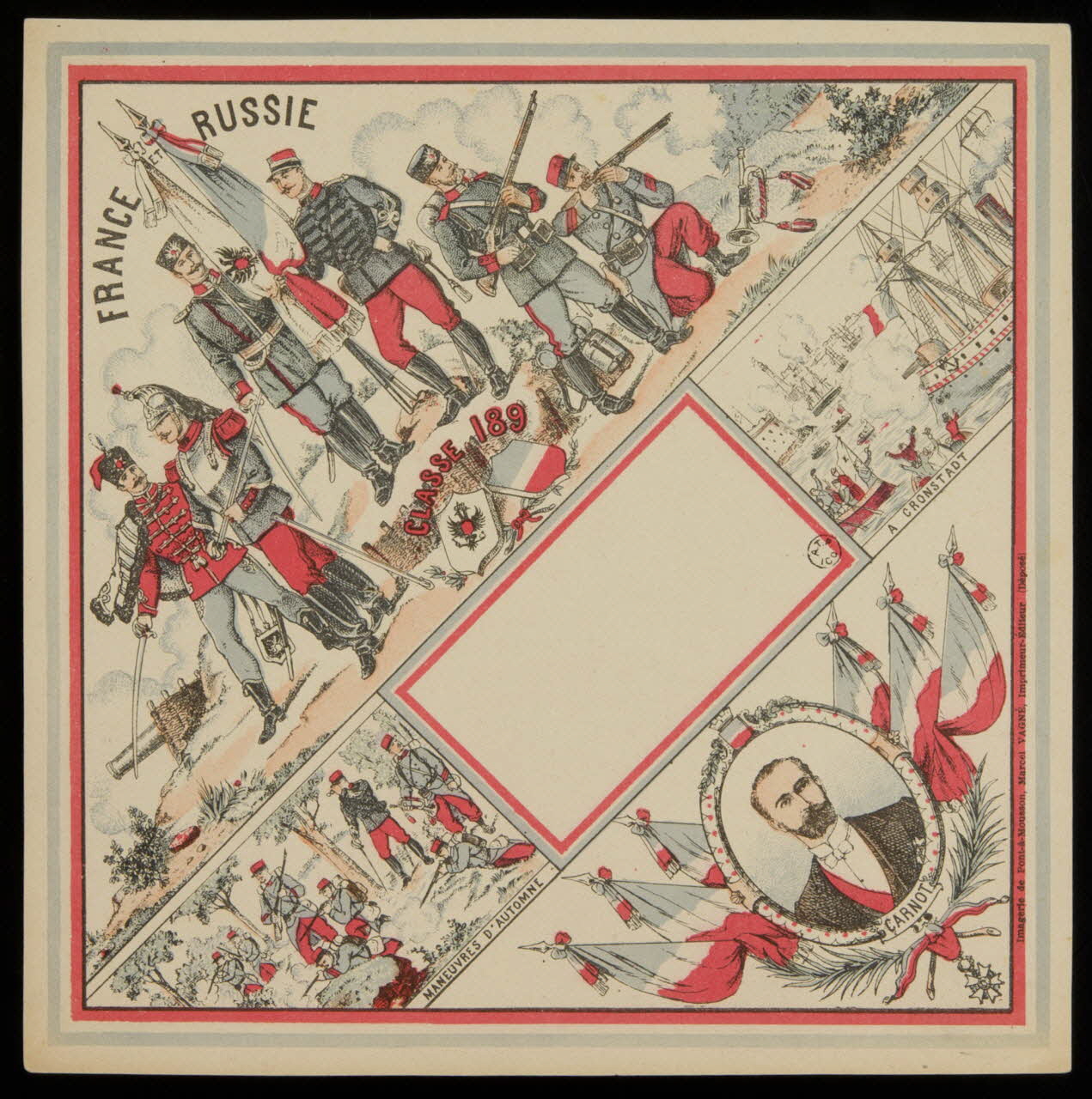 estampe FRANCE RUSSIE 1961.20.305 Photo