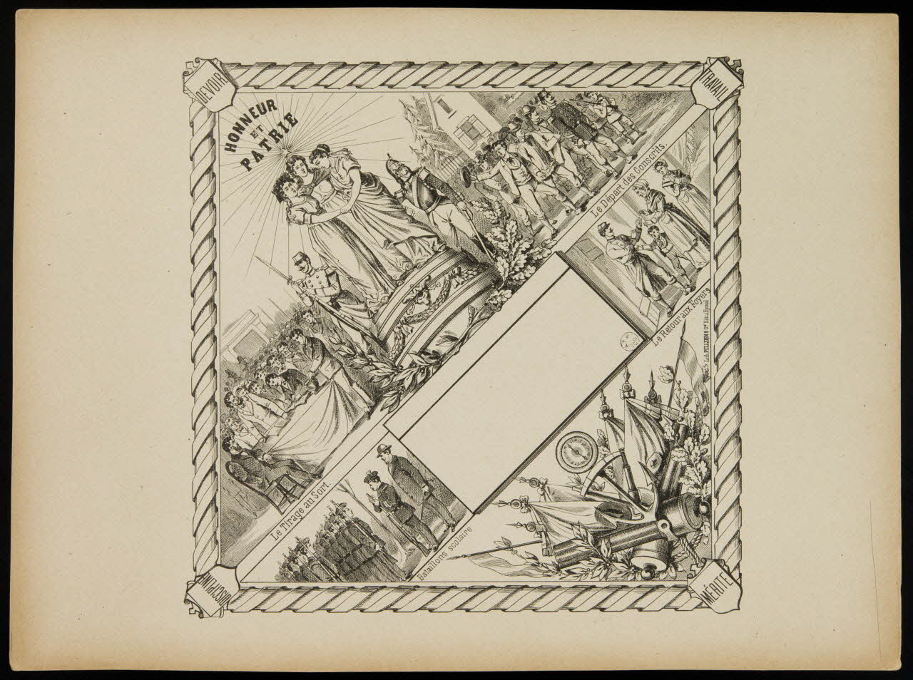 estampe Numéro de conscrit 1961.20.348 Photo