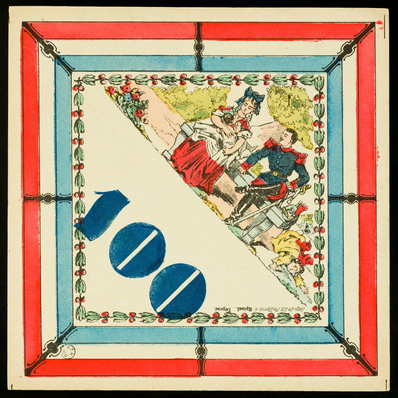 estampe Numéro de conscrit 1961.20.37 Photo