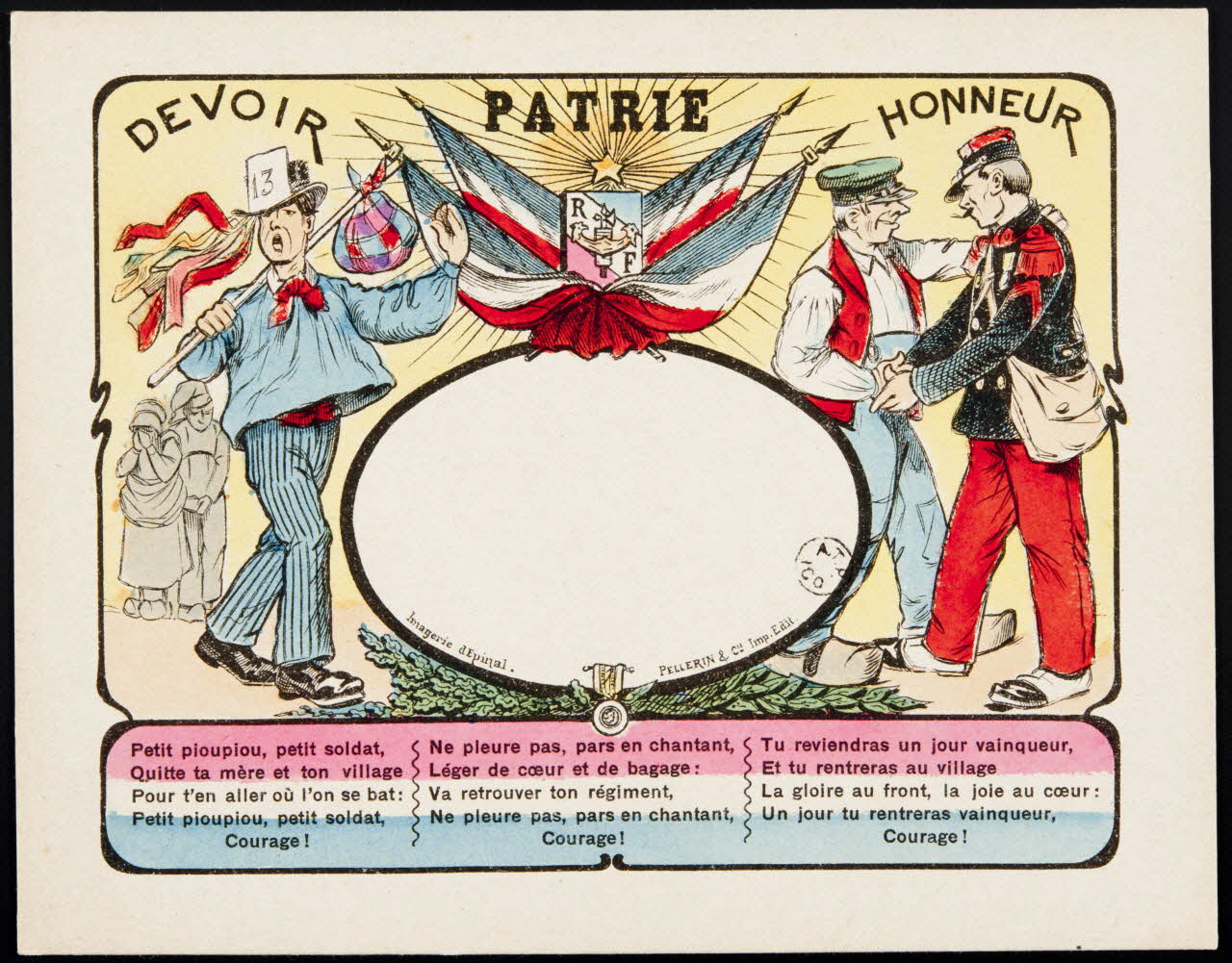 estampe DEVOIR  PATRIE  HONNEUR 1961.20.391 Photo