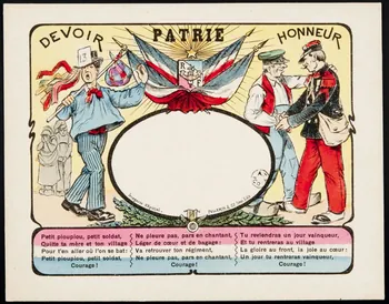 estampe DEVOIR  PATRIE  HONNEUR 1961.20.391 Photo