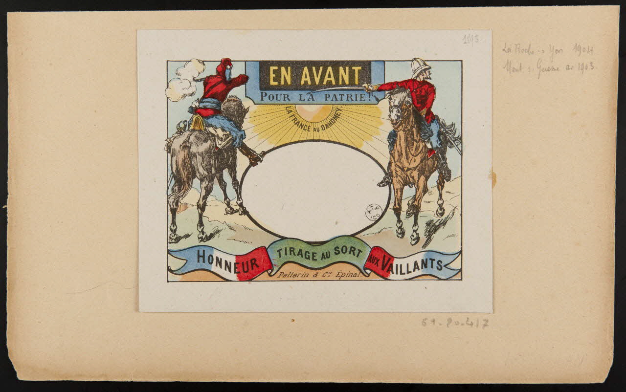 estampe EN AVANT  POUR LA PATRIE ! 1961.20.417 Photo