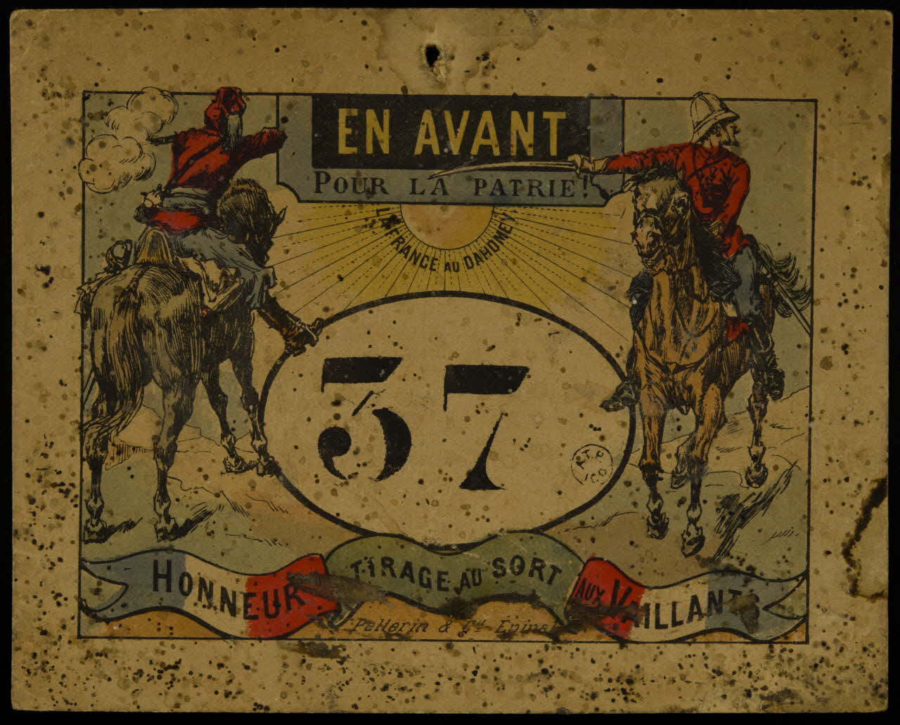 estampe EN AVANT  POUR LA PATRIE ! 1961.20.418 Photo