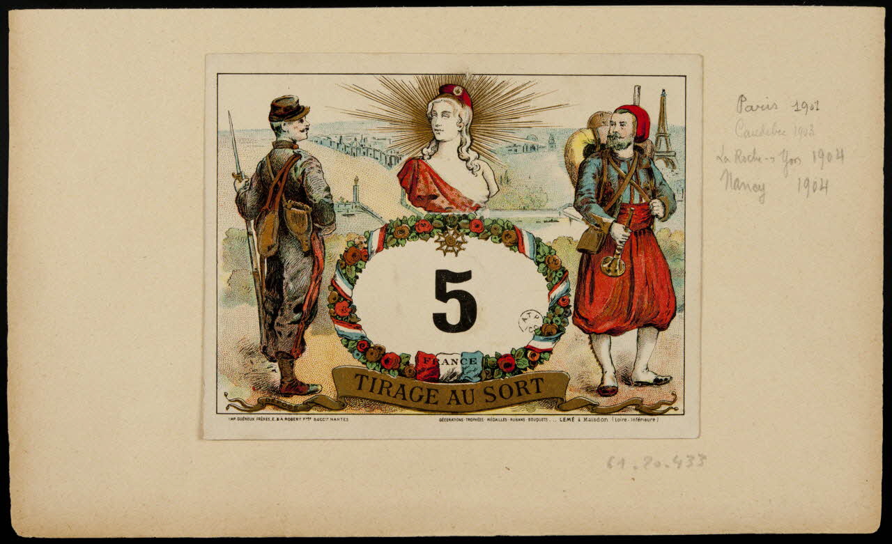 estampe TIRAGE AU SORT 1961.20.433 Photo