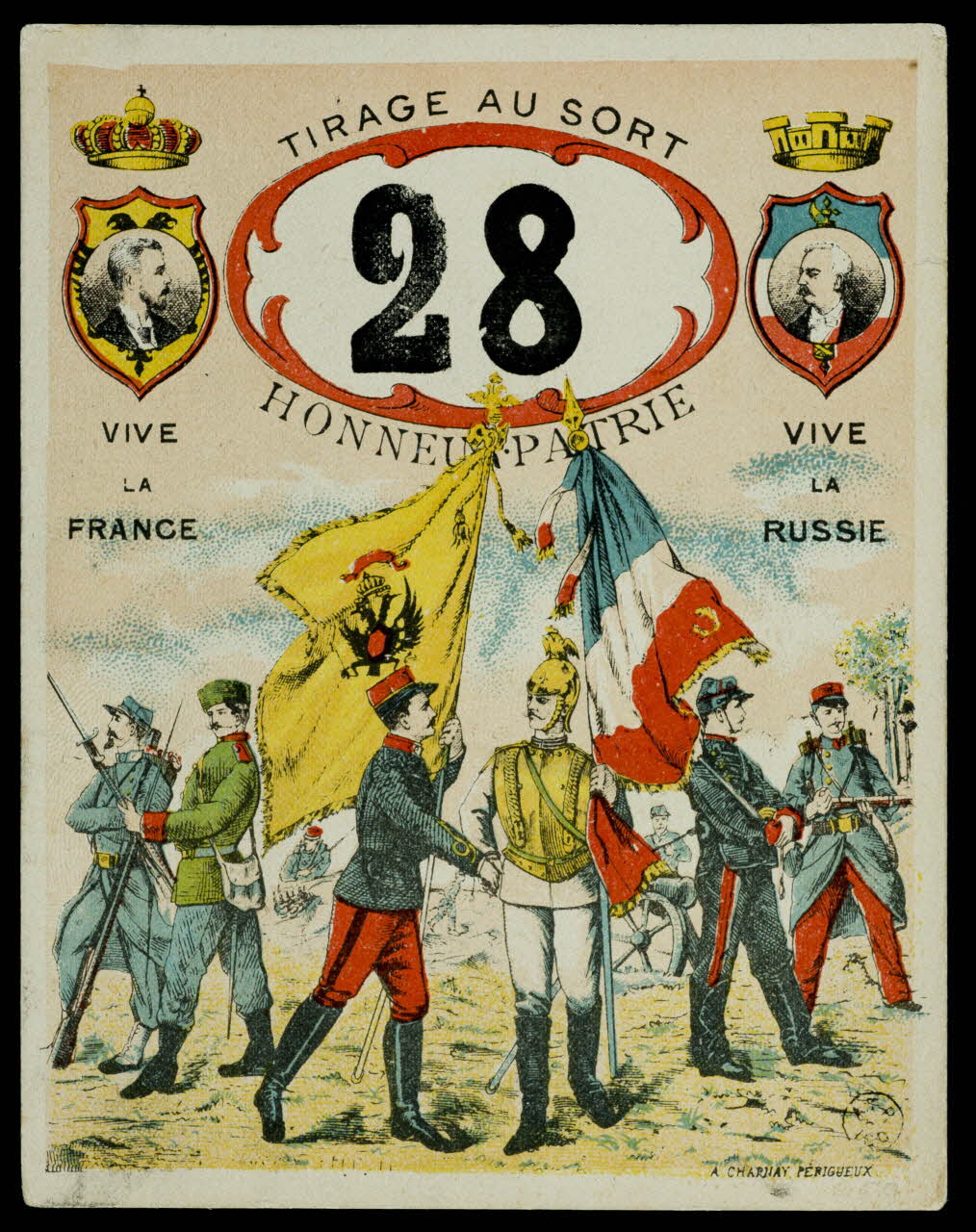 estampe Carte de conscrit 1961.20.468 Photo