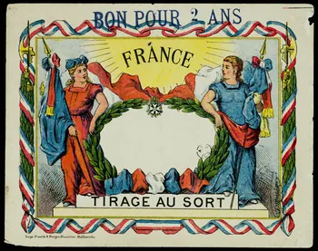 estampe Carte de conscrit 1961.20.477 Photo
