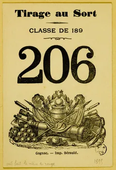 estampe Tirage au Sort  CLASSE DE 189 1961.20.507 Photo
