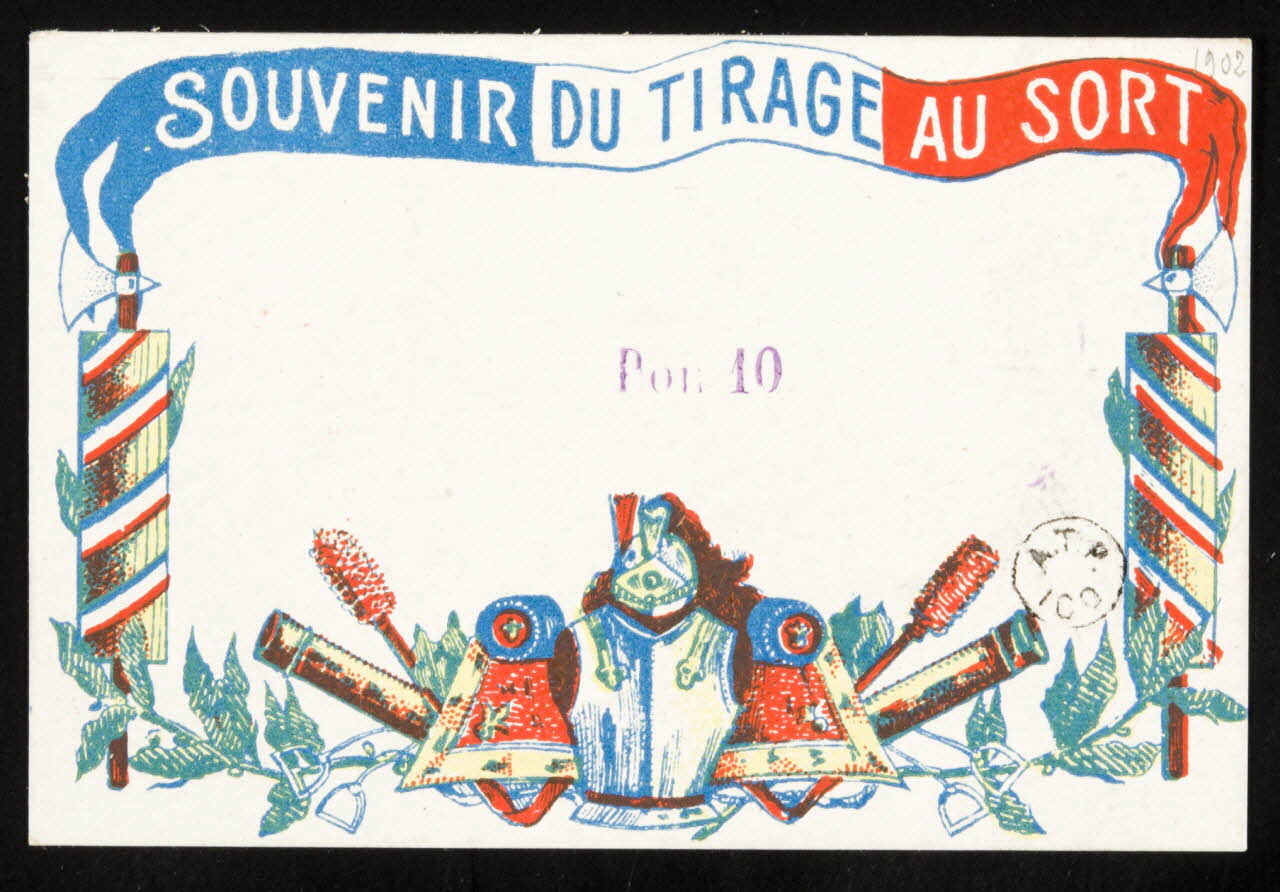 estampe SOUVENIR DU TIRAGE AU SORT 1961.20.518 Photo