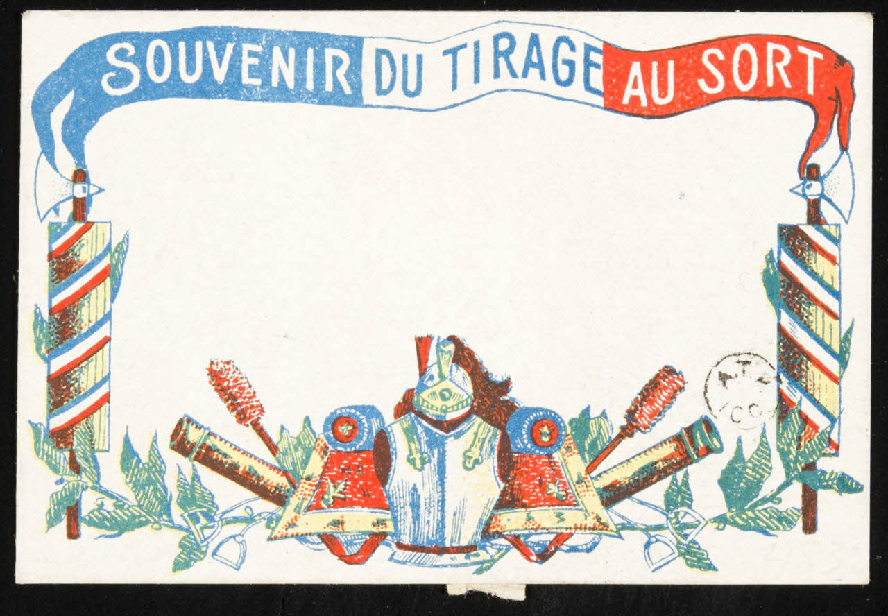 estampe SOUVENIR DU TIRAGE AU SORT 1961.20.519 Photo