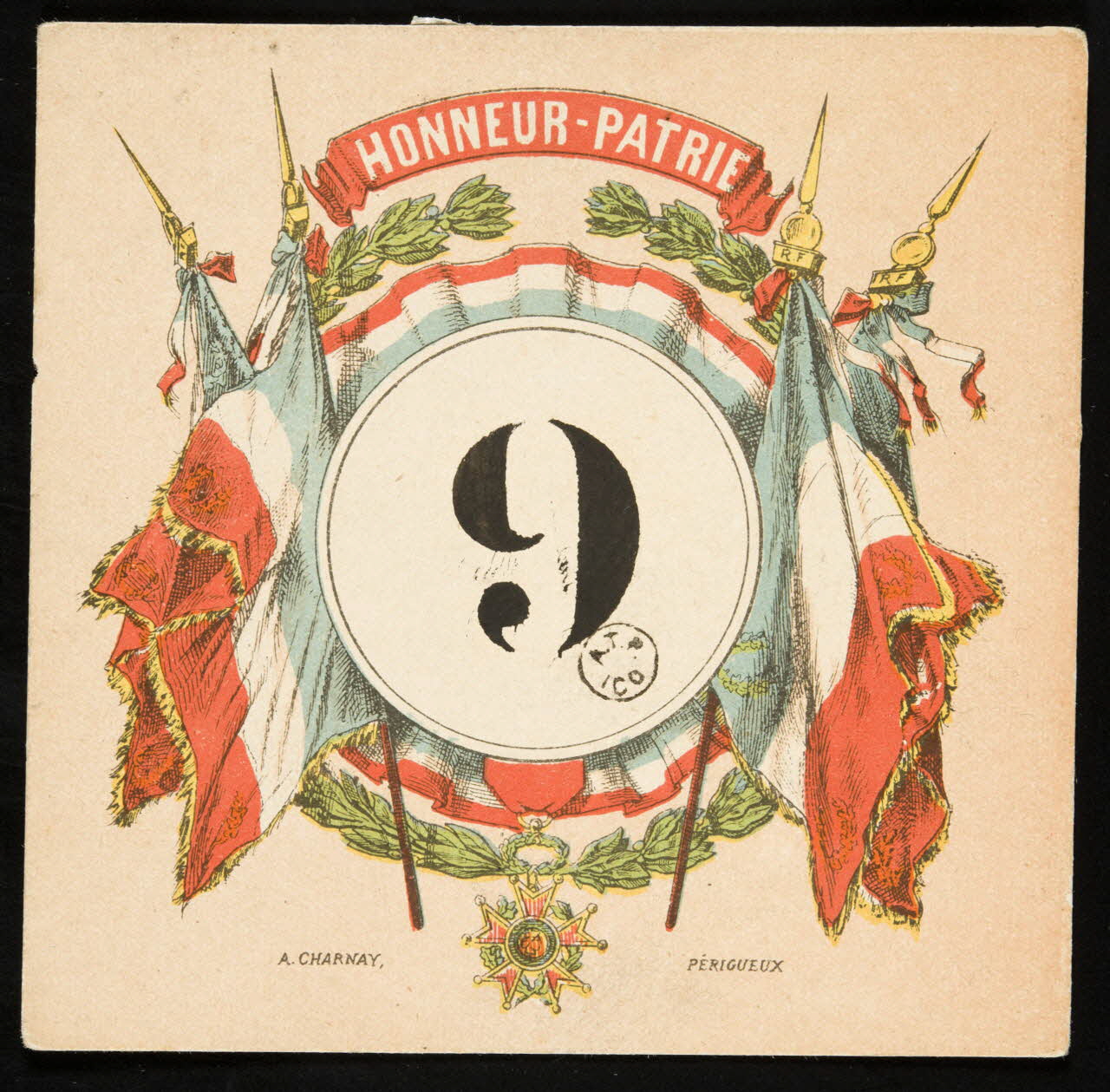 estampe HONNEUR-PATRIE 1961.20.555 Photo